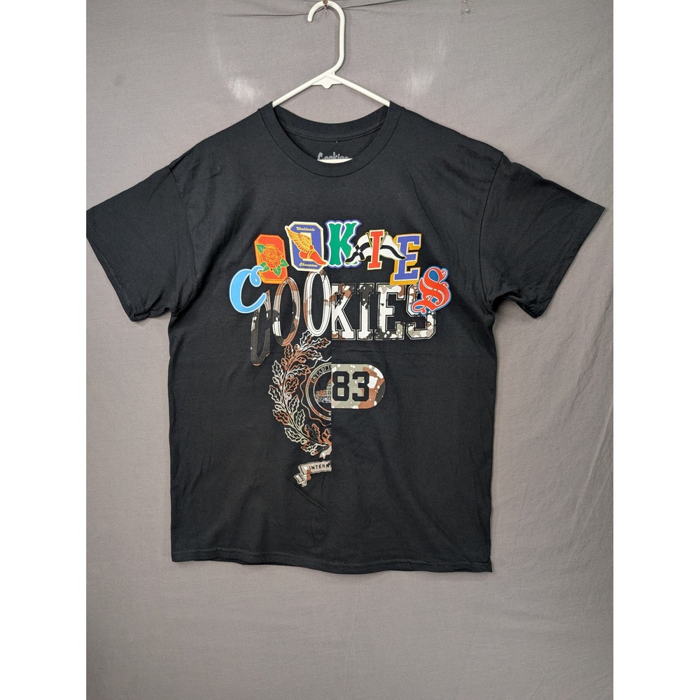 Cookies SF Mens Graphic T-Shirt Black Short Sleeve Crew Neck 83 International